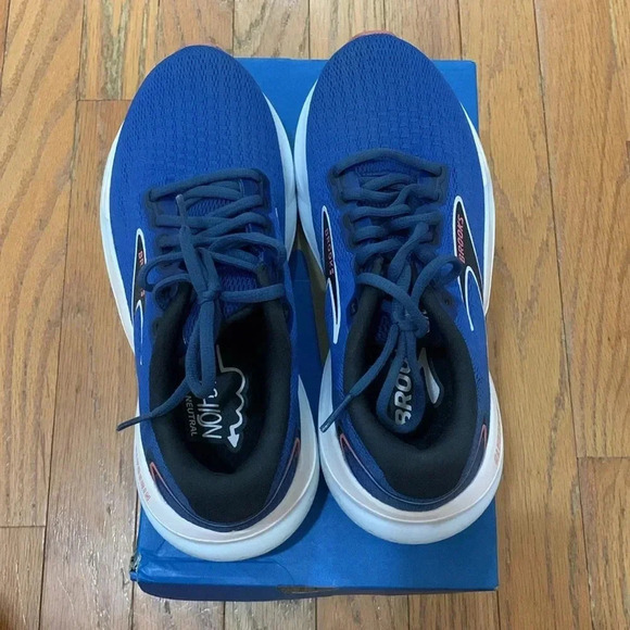 Women’s Brooks Glycerin 21 Neutral Running Shoe Blue, Icy Pink & Rose Size 6 EUC - Picture 5 of 10